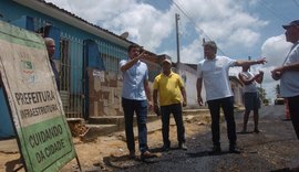 Prefeitura avança com pavimentação nos bairros de Maceió