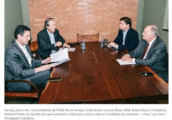 UB de Rodrigo Cunha e MDB de Paulo Dantas podem fechar coligação