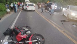 Motorista invade contramão e deixa quatro pessoas feridas