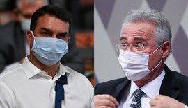 Flávio Bolsonaro entra com ação legal contra Renan Calheiros por abuso de autoridade