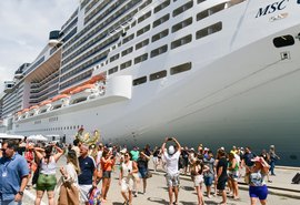 Posto de Atendimento para turistas é montado no Porto de Maceió durante temporada de cruzeiros