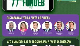 Dois senadores e quatro deputados de AL respondem mobilização apoiando novo Fundeb