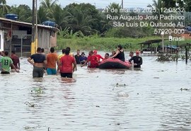 Seis municípios de Alagoas decretam situação de emergência após seis dias de chuvas