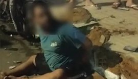 Suspeitos de assalto são espancados por populares após tentativa de fuga em Maceió