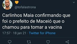 JHC não se pronuncia sobre convite para vacinação à Carlinhos Maia