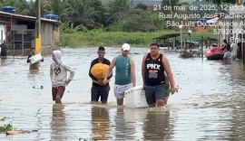 Chuvas deixam quase 3 mil pessoas fora de casa em 16 municípios de Alagoas