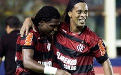 Diego Maurício começou a carreira no Flamengo, onde jogou com Ronaldinho Gaúcho — Foto: Vipcomm