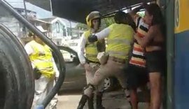 Agente da Ronda no Bairro é flagrado agredindo homem durante abordagem em Maceió