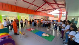 Projeto Creche Segura leva orientações de primeiros socorros para servidores de Major Isidoro e Satuba