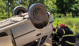 Homem morre e outro fica ferido após capotamento na Massagueira