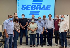 Em reunião com a diretoria do Sebrae/AL, Unicafes apresenta Fundo Cooperativista e Feira Coop