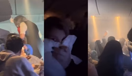 Vídeo: carregador de celular pega fogo dentro de avião durante voo entre Brasil e Holanda