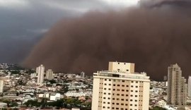 Tempestade de areia atinge cidades do interior de São Paulo e do Triângulo Mineiro
