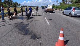 Motociclista morre após colisão com caminhão na AL-101 Sul