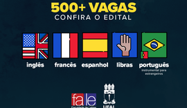 UFAL abre inscrições para 500 vagas de cursos de línguas