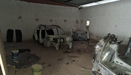 Polícia civil identifica desmanche clandestino de veículos na Av. Fernandes Lima