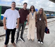 Representantes de Maceió fazem visita técnica para reforçar potencial turístico em rotas de trem