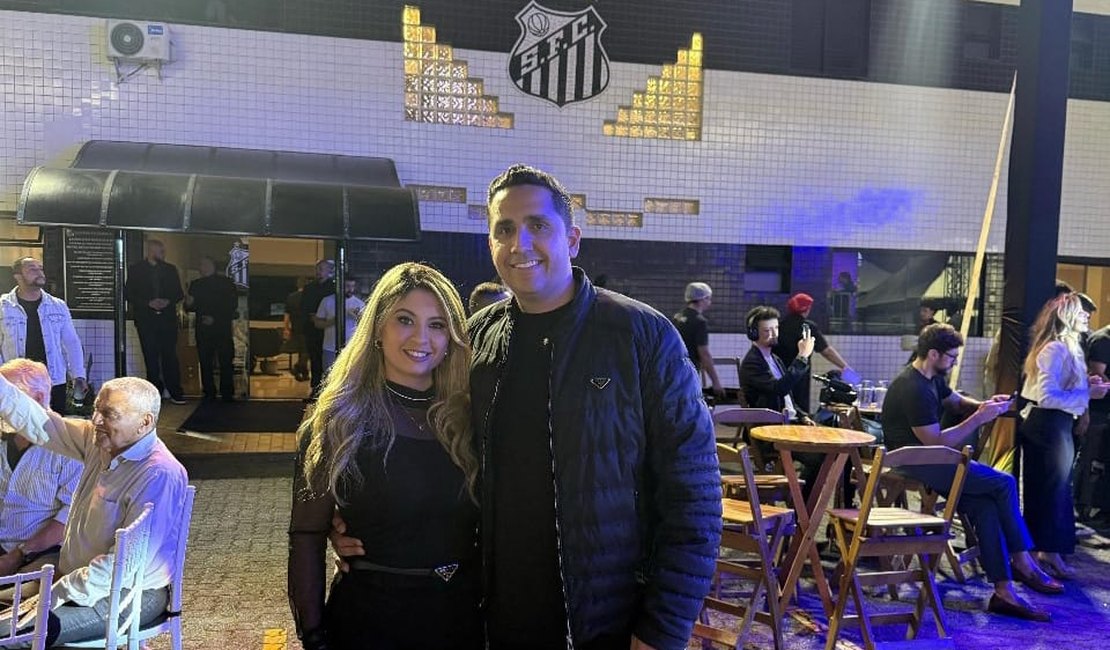 RR Pescados patrocina festa de lançamento do CT do Santos com presença de Neymar