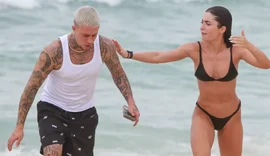 Jade Picon e MC Daniel curtem dia de praia juntos no RJ; veja fotos