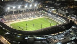 Selaj garante condições do Estádio Rei Pelé para CRB x Santos, apesar das chuvas em Maceió