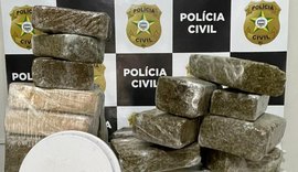 Homem é preso com 17kg de maconha no bairro do Jacintinho em Maceió