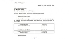 JHC anuncia liberação de emendas para saúde em Alagoas
