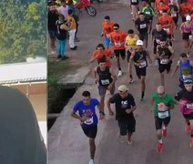 Vídeo: Embriagado, homem “invade” corrida de rua e ganha medalha de primeiro lugar