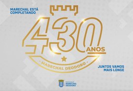 Marechal Deodoro comemora 430 anos de fundação e 194 anos de nascimento de Deodoro