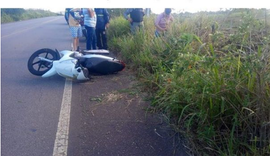 Homem sofre acidente ao cochilar enquanto pilotava a moto