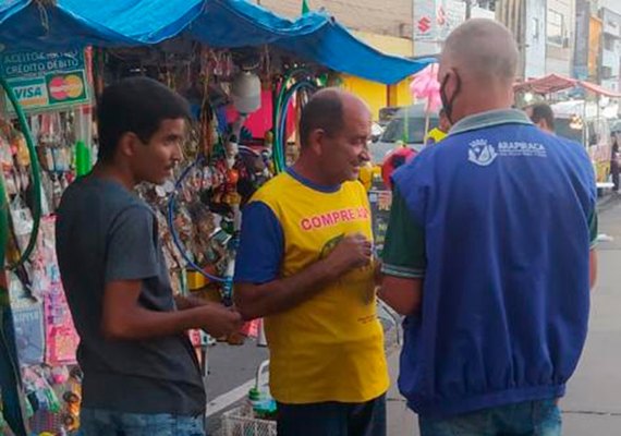 Prefeitura de Arapiraca inicia cadastramento de ambulantes que atuam no parque Ceci Cunha