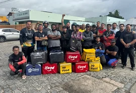 Motoristas e entregadores protestam contra PL 152 em Maceió