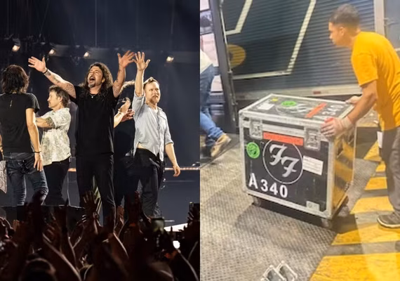 Foo Fighters trazem 27 toneladas de equipamentos para o Rock in Rio