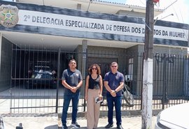 Sindpol protesta contra precariedade na Delegacia da Mulher 2 nesta quarta (14)