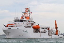 Porto de Maceió recebe Navio de Pesquisa Hidroceanográfico 'Vital de Oliveira', aberto à visitação pública neste sábado (14)