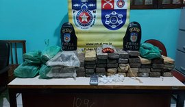 Polícia apreende mais de 28 kg de maconha de dupla no Benedito Bentes