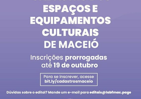 Fmac prorroga inscrições para o cadastro de equipamentos culturais