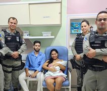 Militares da Patrulha Maria da Penha de Arapiraca salvam bebê vítima de engasgo