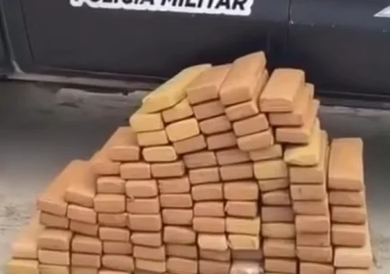 Idoso de 69 anos é preso com 105 kg de maconha em Marechal Deodoro