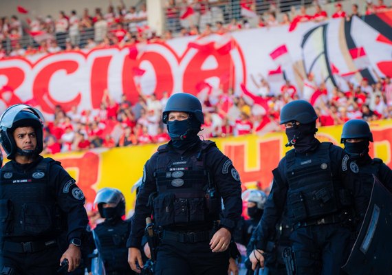 Operação reforçada marca jogo decisivo entre CRB e Figueirense