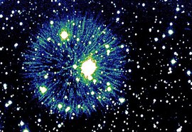 Imagem inédita revela cadeia de 'pérolas' em remanescente de supernova registrada da nebulosa Pa 30