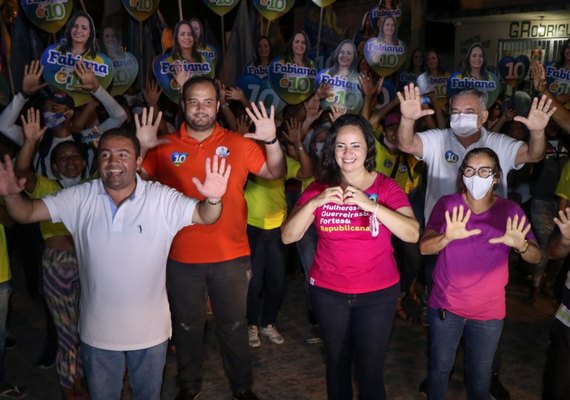 Fabiana é líder nas pesquisas de intenção de votos