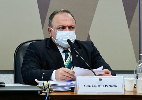 Pazuello diz que não recebeu ordens diretas de Bolsonaro sobre tratamento precoce
