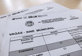 Sine Maceió disponibiliza 60 vagas de emprego a partir desta segunda (25)