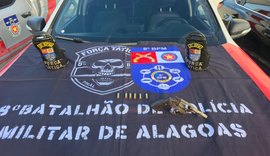 PM apreende drogas e arma de fogo em ações nos municípios de Alagoas