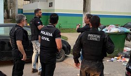 Polícia deflagra megaoperação na capital e em vários municípios de Alagoas