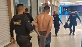 Homem é preso após abrir buraco em loja de shopping durante a madrugada