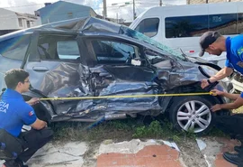 Fiat Cronos envolvido em acidente que matou mulher no Santa Amélia estava a 100 km/h