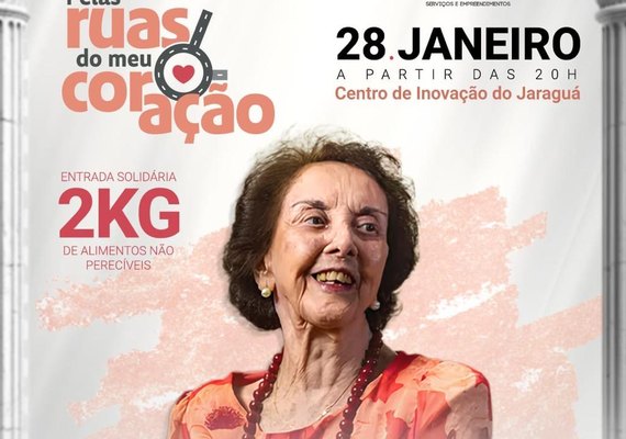 Projeto Pelas Ruas do Meu Coração é lançado em Maceió com concerto solidário