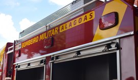Incêndio atinge barraca ao lado de loja de produtos para animais em Batalha
