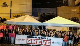 Greve dos jornalistas alagoanos entra no segundo dia com mobilização na sede das empresas